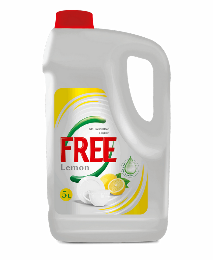 Free гель д/миття посуду 5л лимон